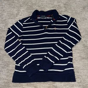 Polo Ralph Lauren Quarter Zip Sweatshirt 10/12 EUC Boys